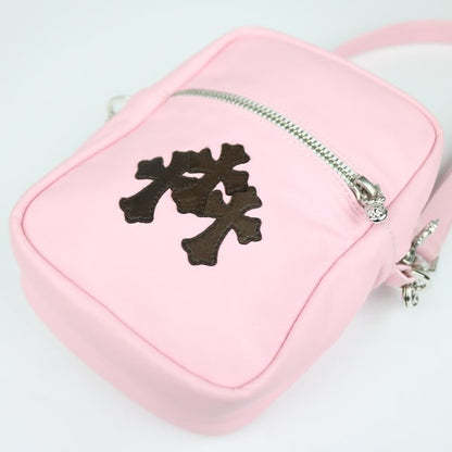CHROME HEARTS TAKA MINI Cross Patch Leather Shoulder Bag