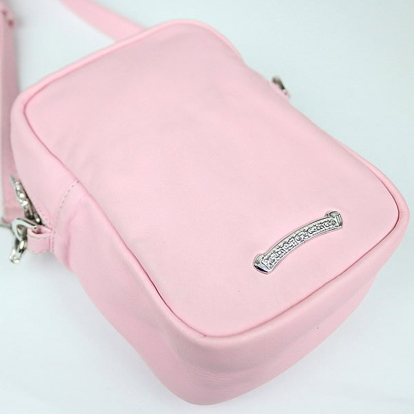 CHROME HEARTS TAKA MINI Cross Patch Leather Shoulder Bag