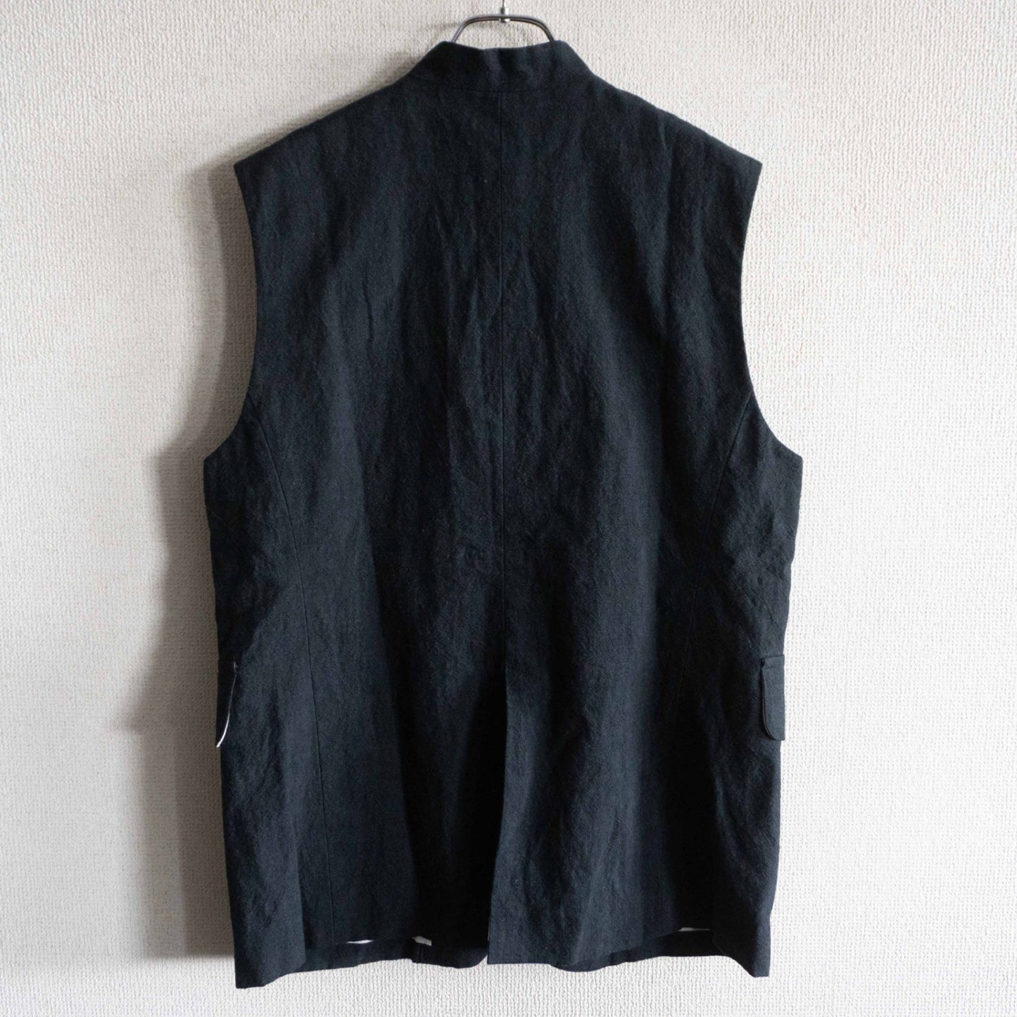 ARTS&SCIENCE Cotton Linen Stand Collar Long Vest Size S