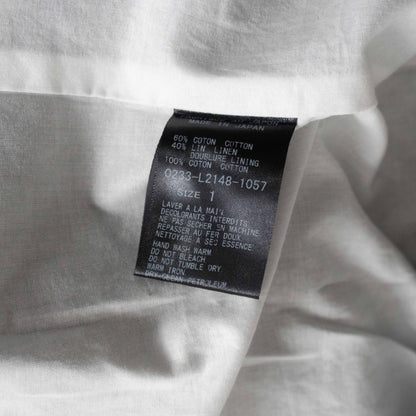 ARTS&SCIENCE Cotton Linen Stand Collar Long Vest Size S