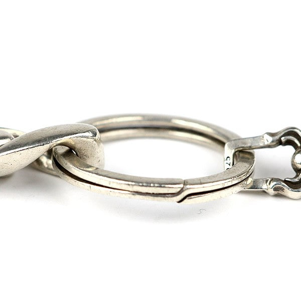 CHROME HEARTS Classic Crossball Dagger Keychain 925 Silver Wallet