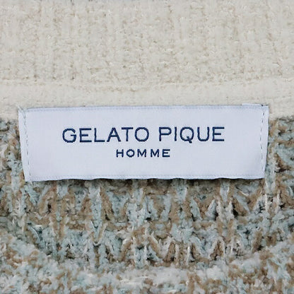 GELATO PIQUE HOMME Melange Waffle Vest Mint Size L