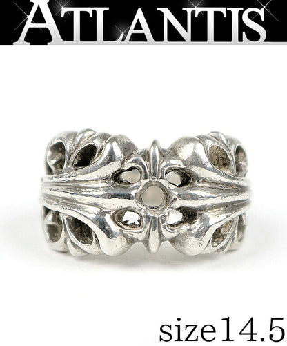 CHROME HEARTS K&T Ring Silver Size JP 14.5