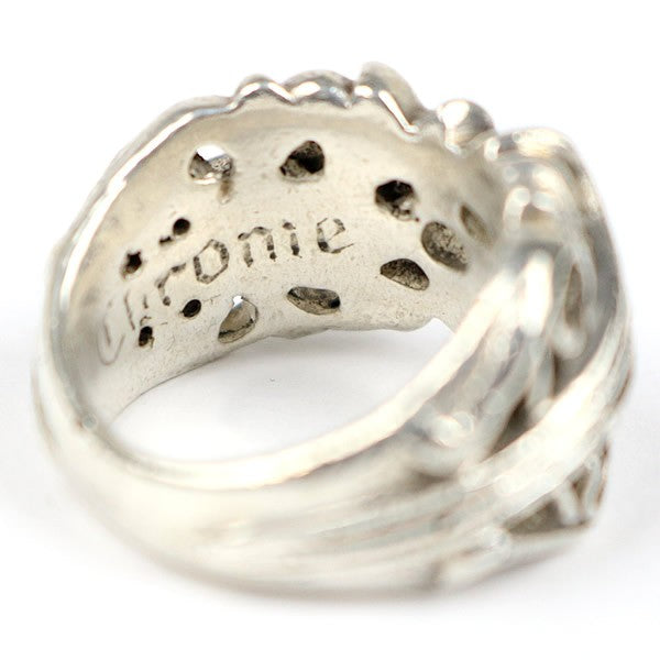 CHROME HEARTS K&T Ring Silver Size JP 14.5
