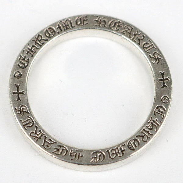 CHROME HEARTS Spacer Ring 3mm Plain Silver Size JP 21