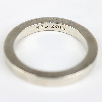 CHROME HEARTS Spacer Ring 3mm Plain Silver Size JP 21