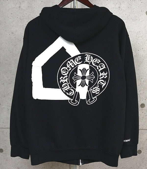 CHROME HEARTS DSM Exclusive Dagger Zip Hoodie Black Size XL