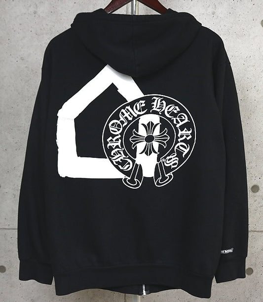CHROME HEARTS DSM Exclusive Dagger Zip Hoodie Black Size XL
