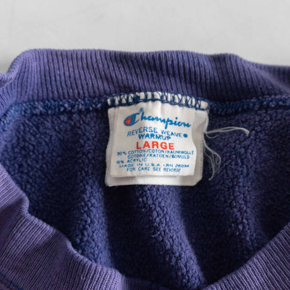 CHAMPION 80s Wheaton Reverse Weave Flock Print Size L