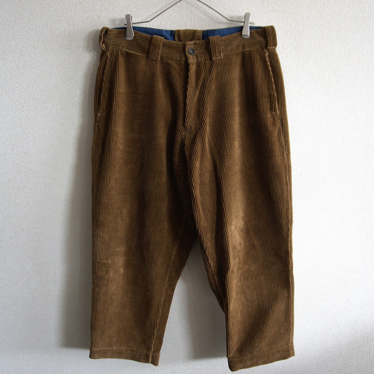 45R Corduroy 908 Easy Poppo Pants Brown Size 34