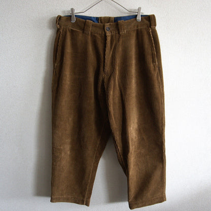 45R Corduroy 908 Easy Poppo Pants Brown Size 34