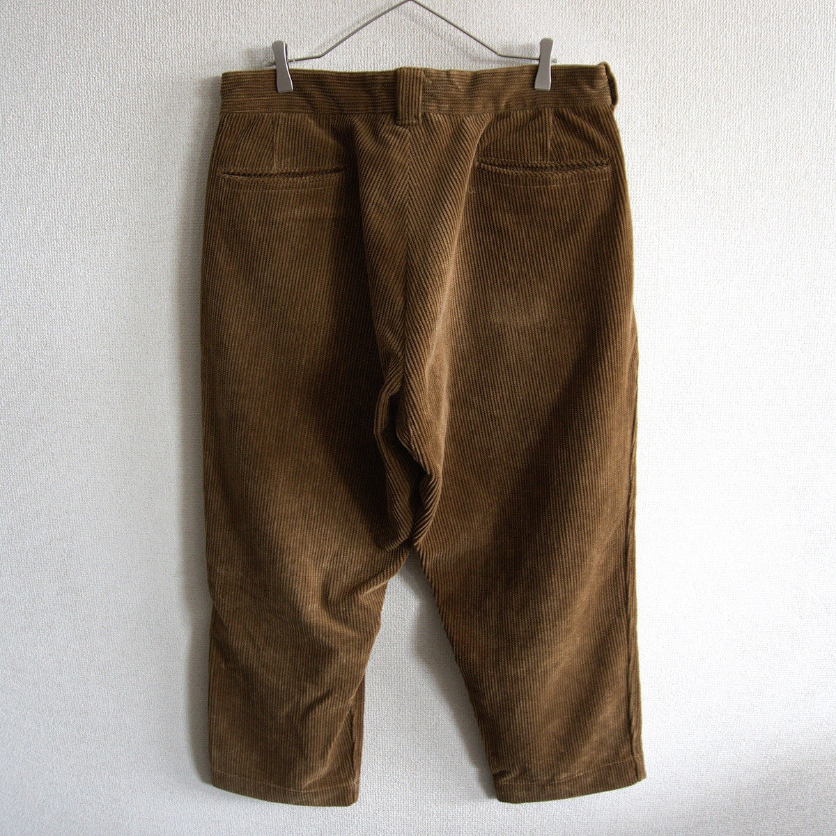 45R Corduroy 908 Easy Poppo Pants Brown Size 34