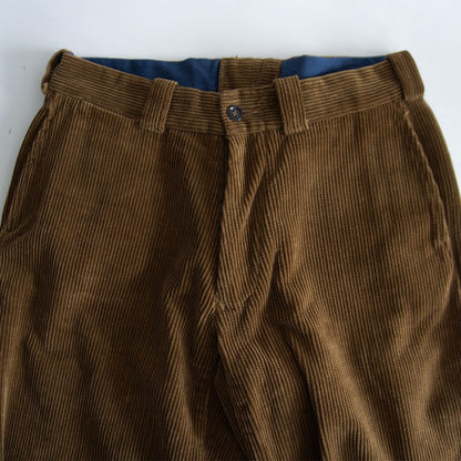 45R Corduroy 908 Easy Poppo Pants Brown Size 34
