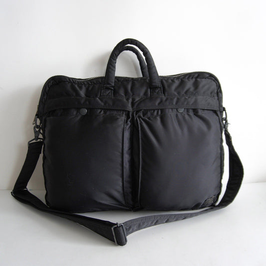 PORTER Tanker Nylon 2-Way Shoulder Bag Black Size ONE SIZE