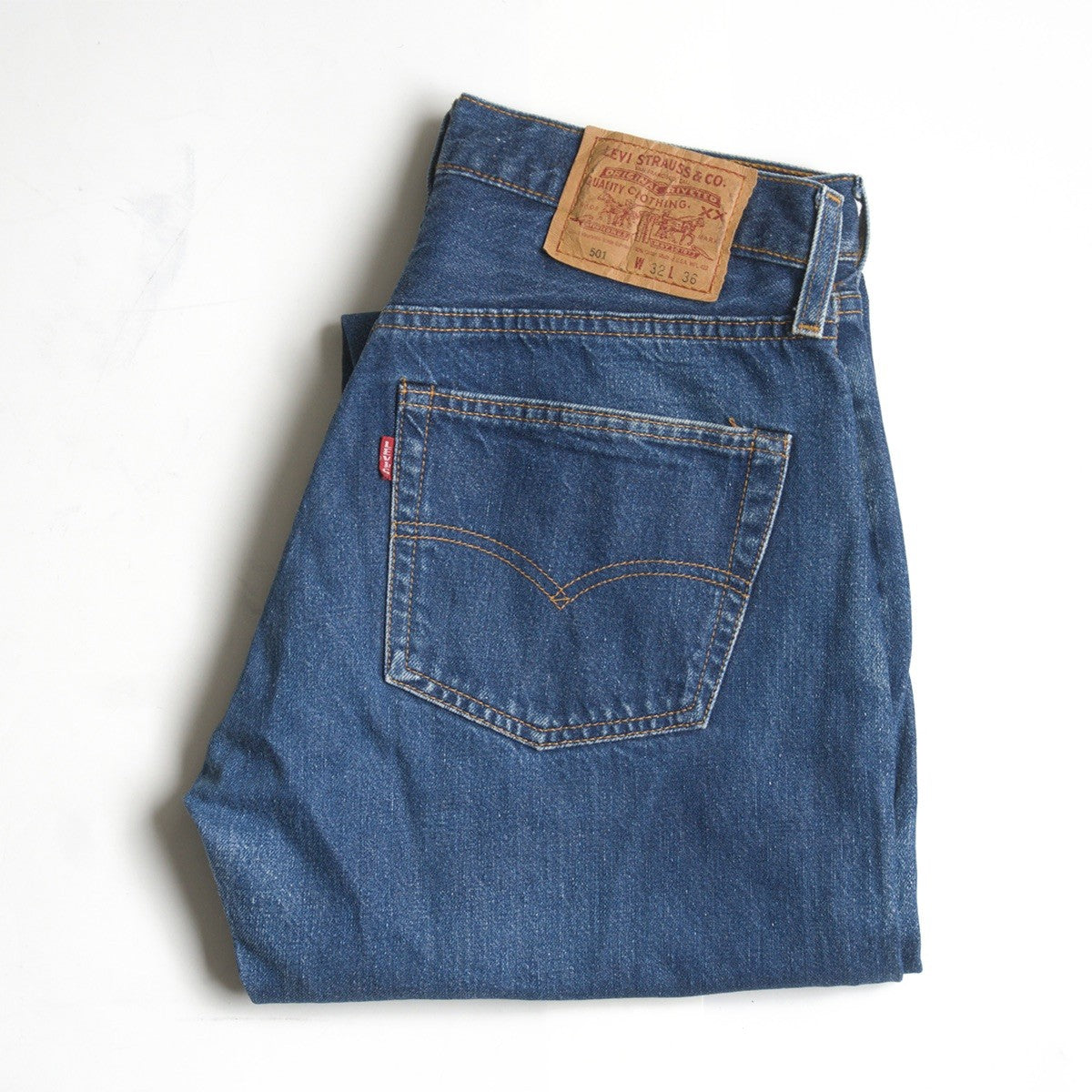 LEVI'S 501XX Big E Valencia Made Denim Pants Size 32×36