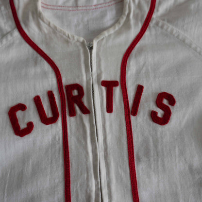 USA 60s RUSSELL SOUTHERN CONMATIC Zip Baseball Shirt Size XS