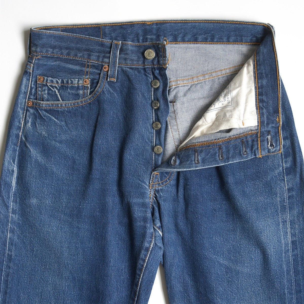 LEVI'S 501XX Big E Valencia Made Denim Pants Size 32×36