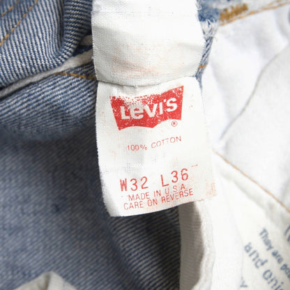 LEVI'S 501XX Big E Valencia Made Denim Pants Size 32×36