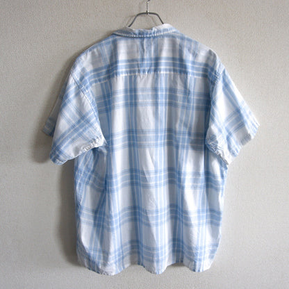 Cranbrook 60s Cotton Open Collar Check Shirt Size XL