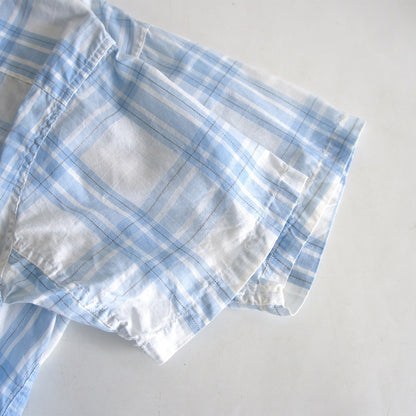 Cranbrook 60s Cotton Open Collar Check Shirt Size XL