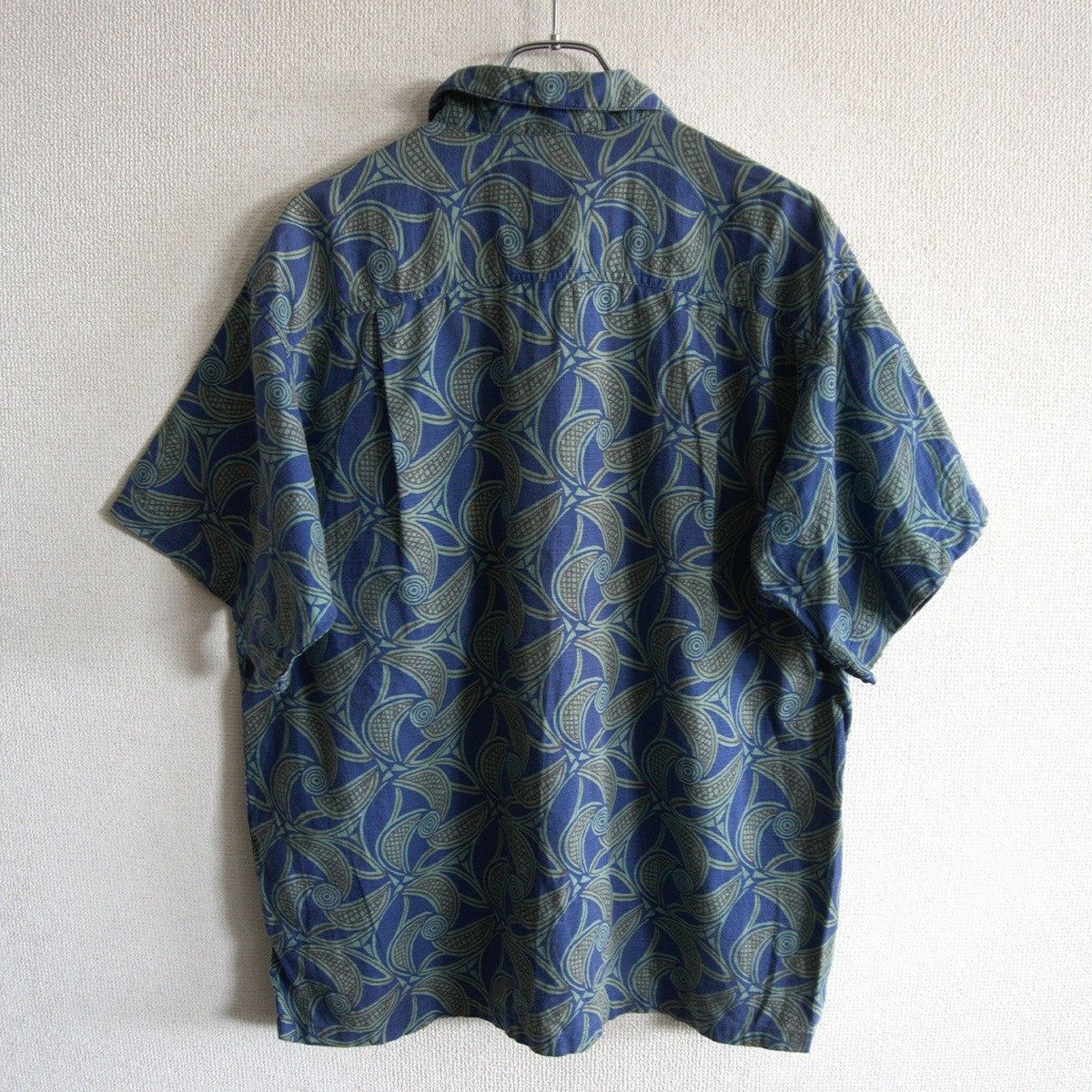 PATAGONIA 90s A/C Pin Wheel Aloha Shirt Size M