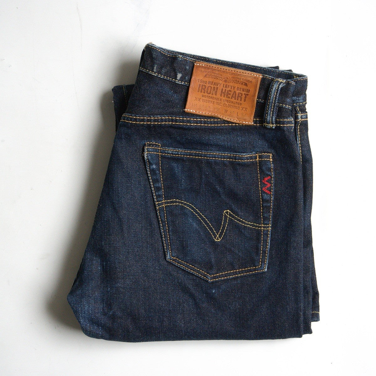 IRON HEART 666-19L 19oz Heavy Denim Straight Size 36×34