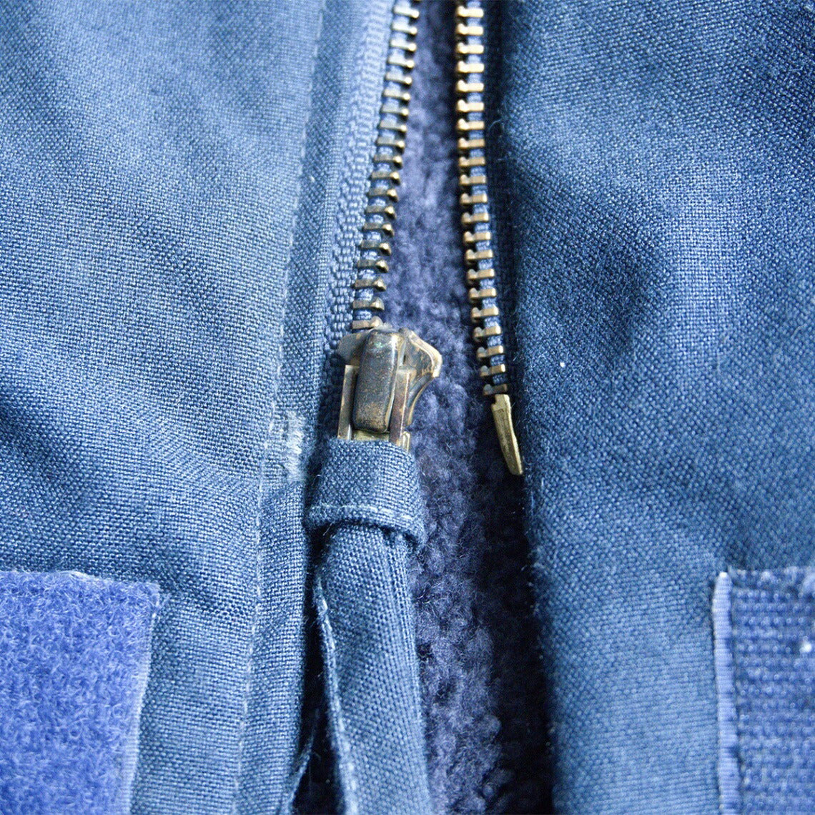 US NAVY 90s Aramid Deck Jacket Military Size XXL(50-52)