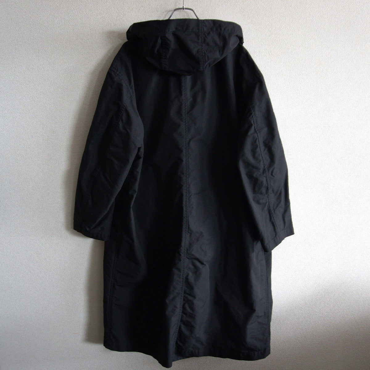 Y's for men 90s Hooded Long Coat Black Size M