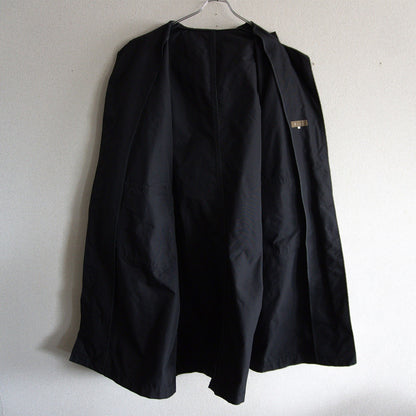 Y's for men 90s Hooded Long Coat Black Size M