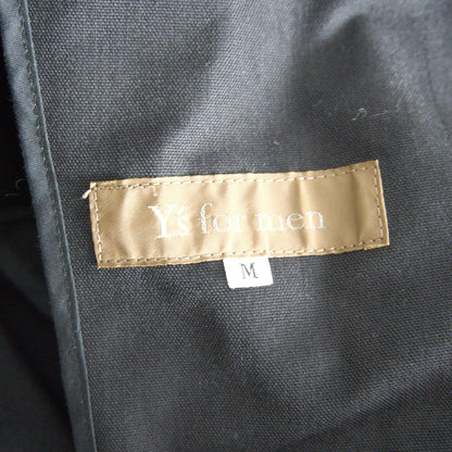 Y's for men 90s Hooded Long Coat Black Size M