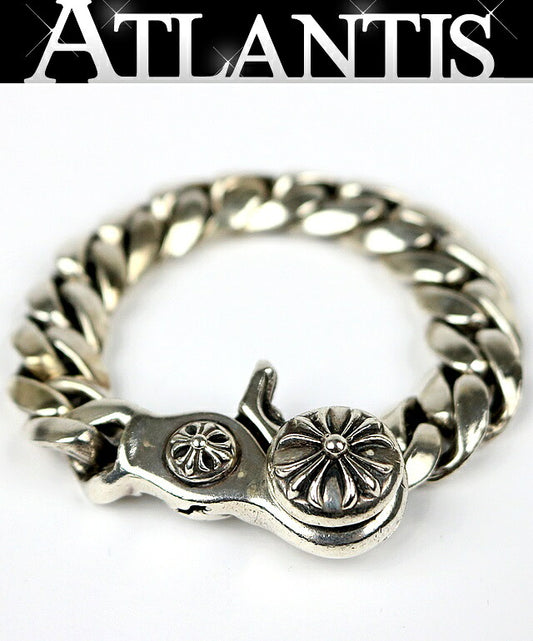 CHROME HEARTS Cross Ball Classic Chain Bracelet Silver