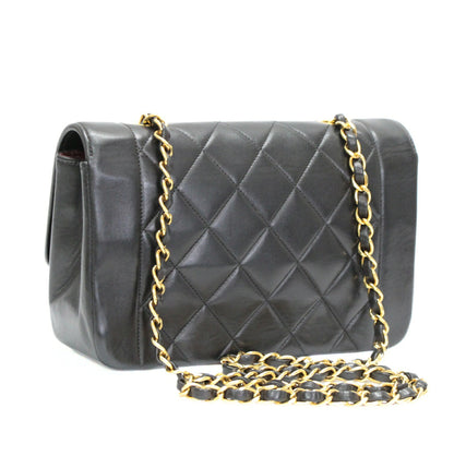 CHANEL Diana 22 Lambskin Single Bag Black