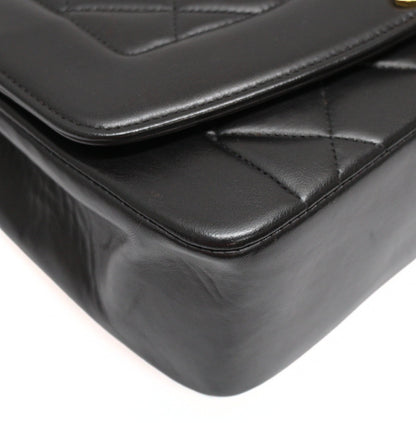 CHANEL Diana 22 Lambskin Single Bag Black