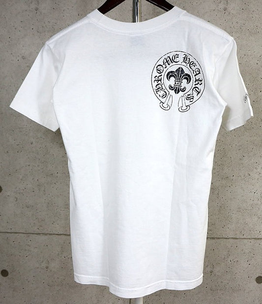 CHROME HEARTS Old Vine Dagger T-Shirt White Size S