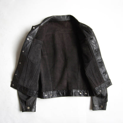 HAROLDS GEAR Horsehide Leather Jacket Black Size M