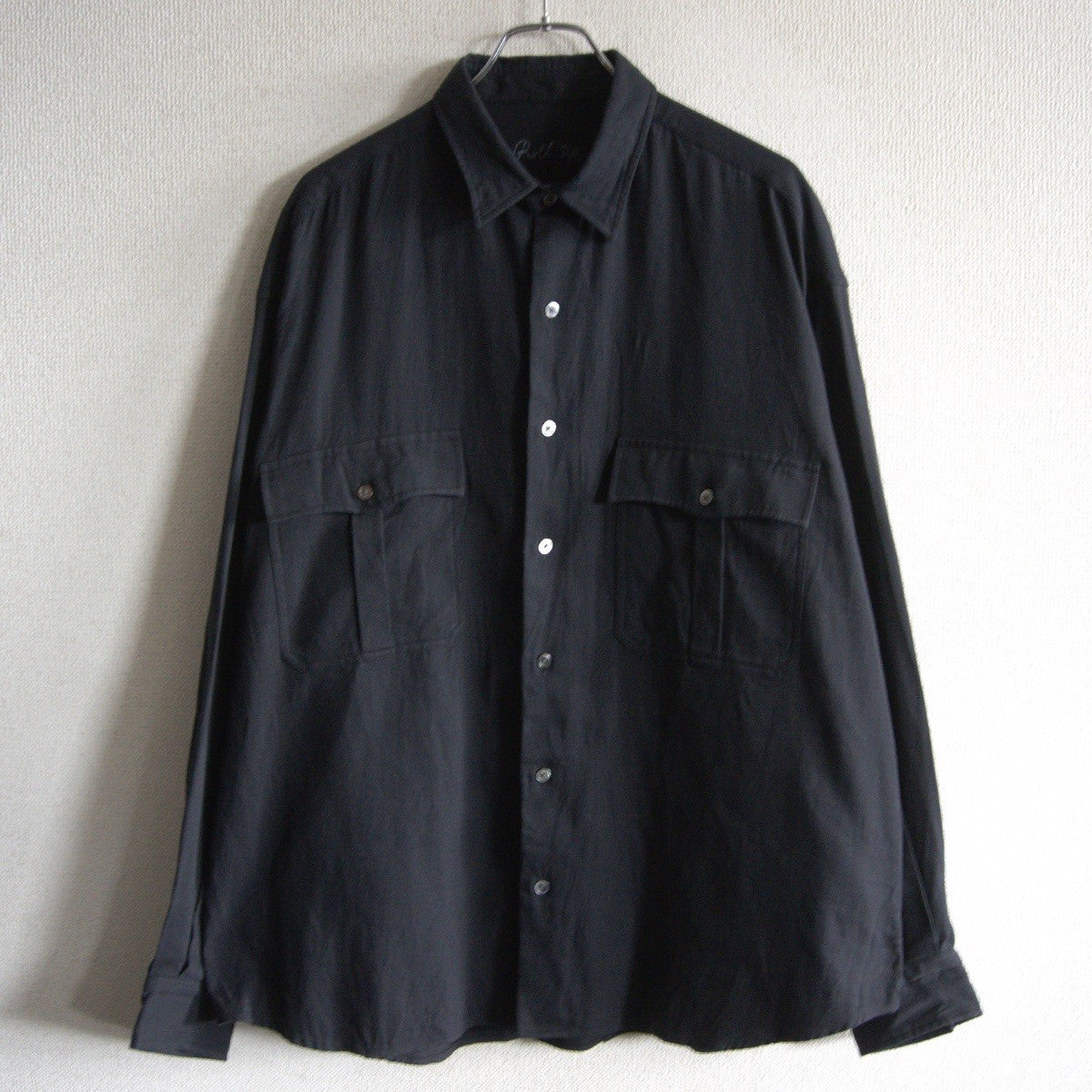 PORTER CLASSIC ROLL UP TRAVELER'S SHIRTS Black Size L