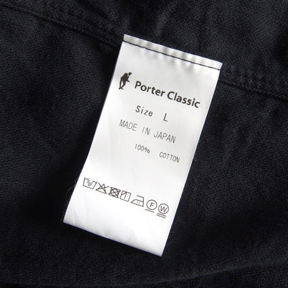 PORTER CLASSIC ROLL UP TRAVELER'S SHIRTS Black Size L