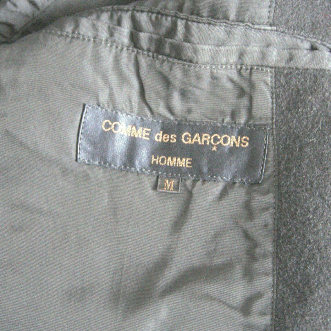COMME des GARCONS HOMME 90s Wool Half Coat Size M