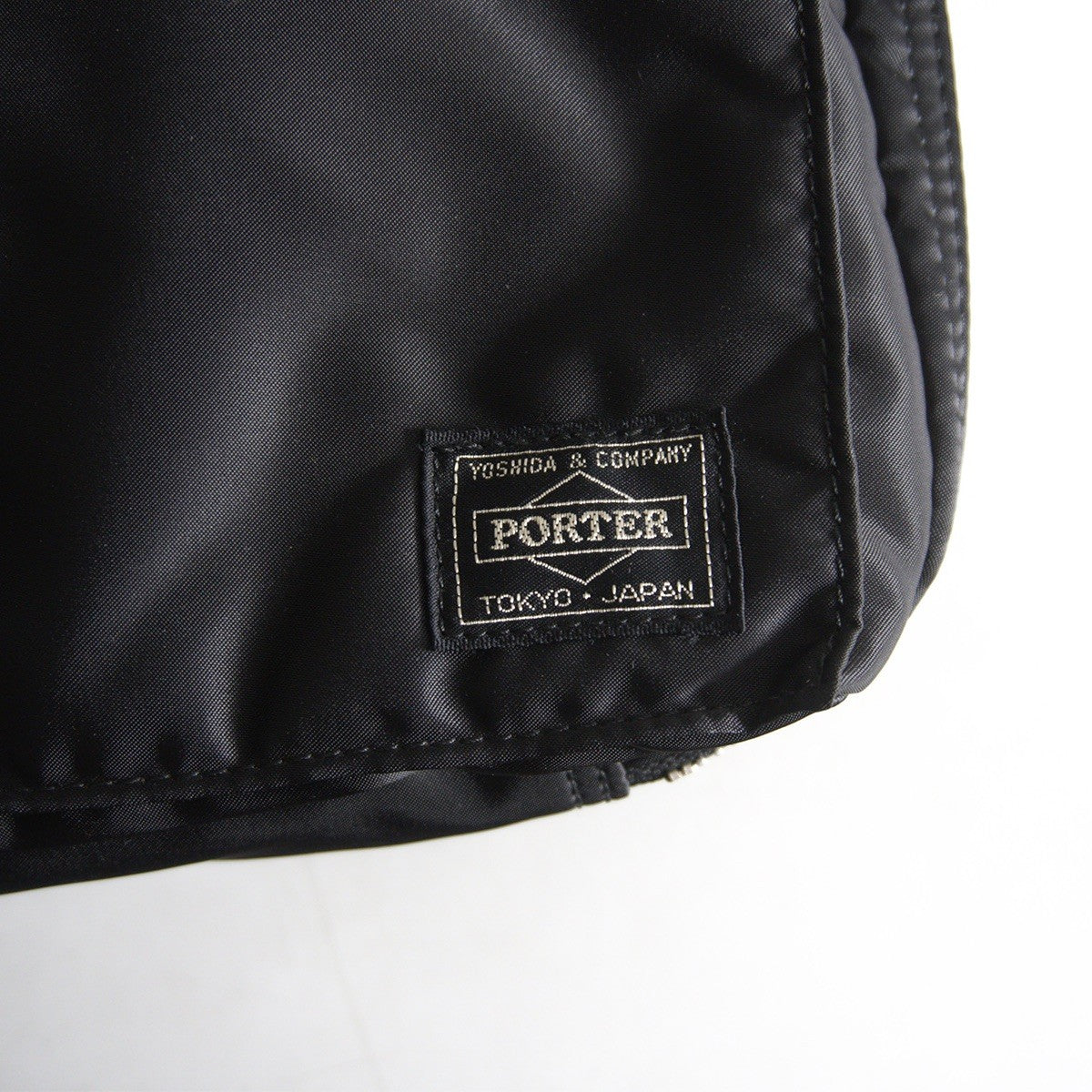 PORTER TANKER Nylon 2-Way Shoulder Bag Black Size ONE SIZE