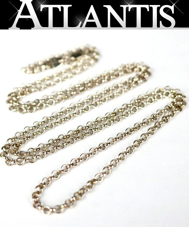 CHROME HEARTS Roll Chain Necklace 925 Silver