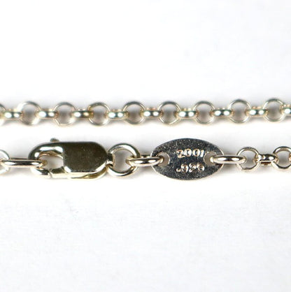 CHROME HEARTS Roll Chain Necklace 925 Silver