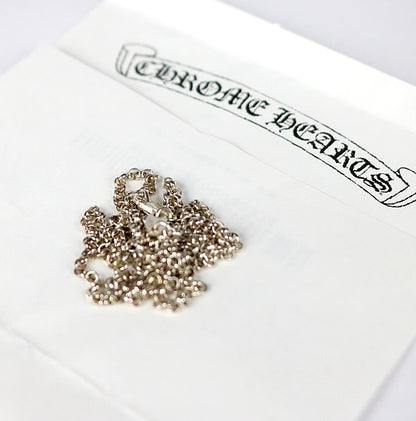 CHROME HEARTS Roll Chain Necklace 925 Silver