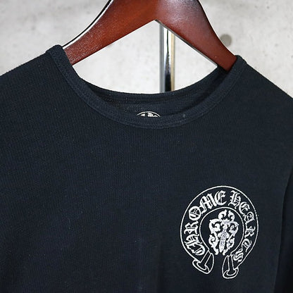 CHROME HEARTS Old American Flag Thermal T-Shirt Black Size M