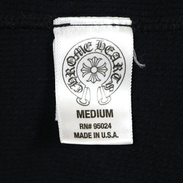 CHROME HEARTS Old American Flag Thermal T-Shirt Black Size M