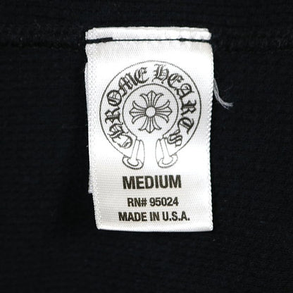 CHROME HEARTS Old American Flag Thermal T-Shirt Black Size M