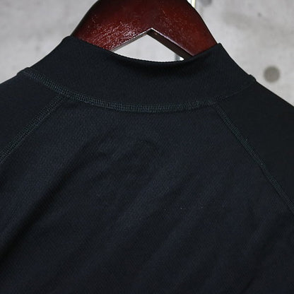 CHROME HEARTS Old CH Plus Half-Zip Track Sleeve Tee Size M