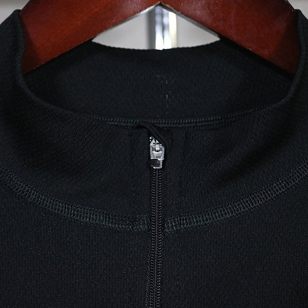 CHROME HEARTS Old CH Plus Half-Zip Track Sleeve Tee Size M