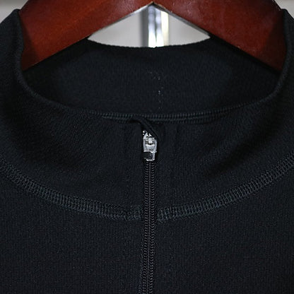 CHROME HEARTS Old CH Plus Half-Zip Track Sleeve Tee Size M