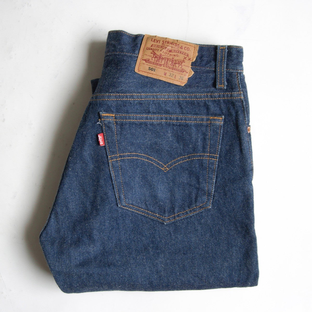 LEVI'S 90s Made in USA 501 Denim Pants Size 32×36