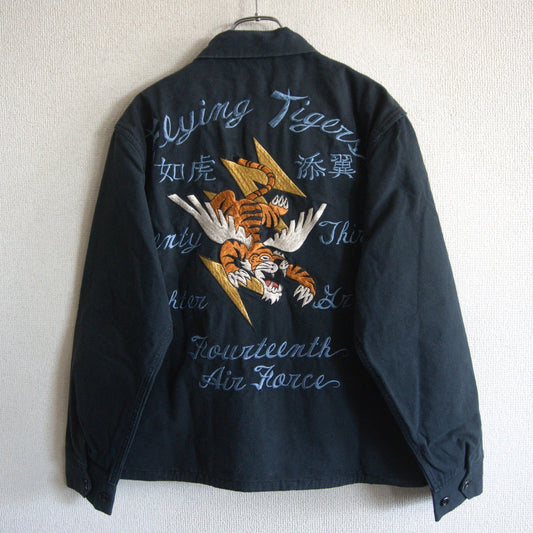 BUZZ RICKSON Flying Tigers Tour Jacket Black Size 38